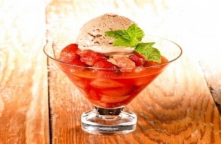 Fresas asadas